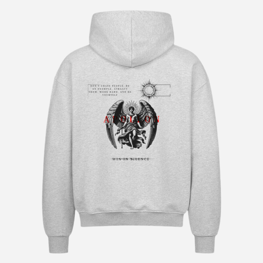 “Win in Silence“ Oversized Zipper Hoodie